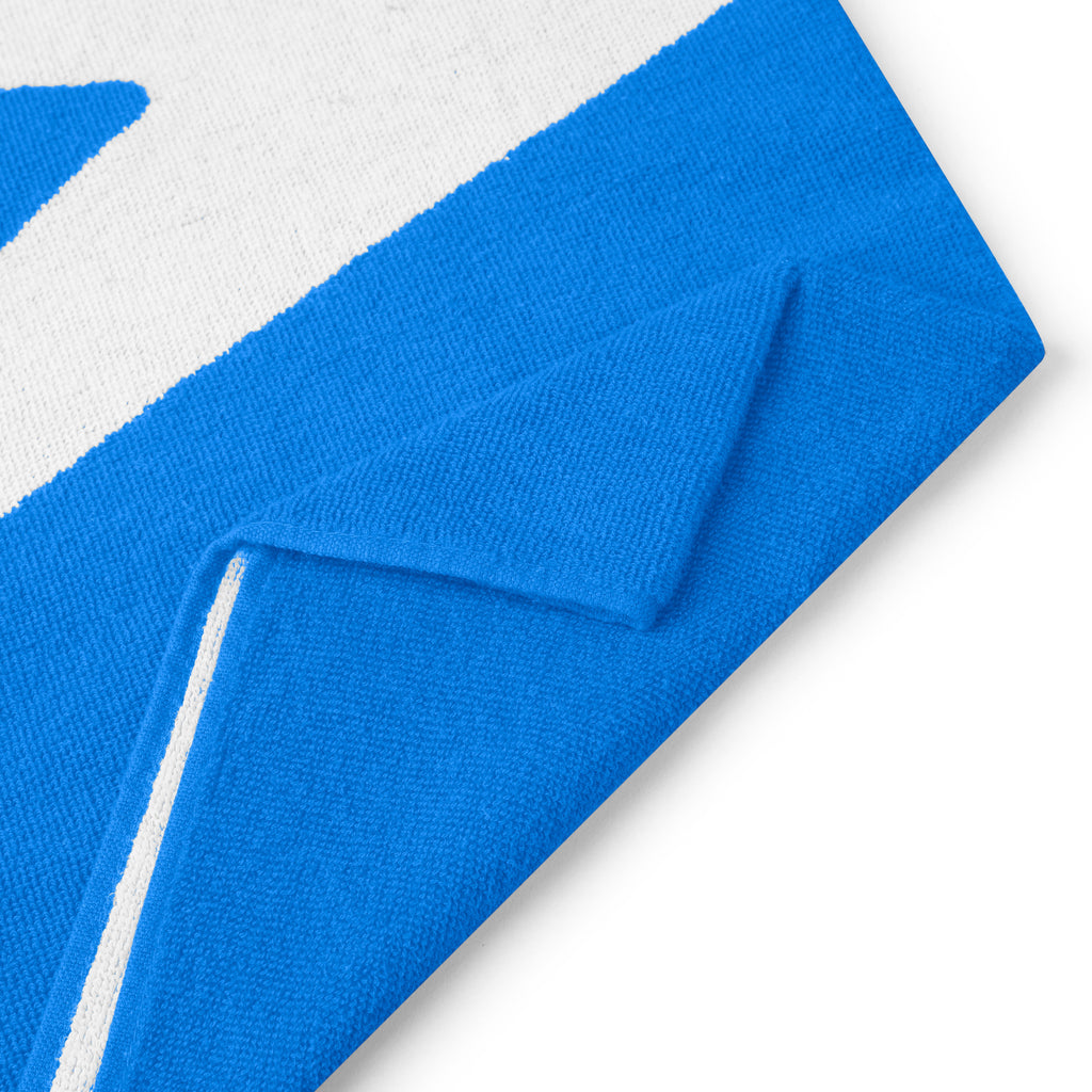 LOGO TOWEL AU BLUE/WHITE