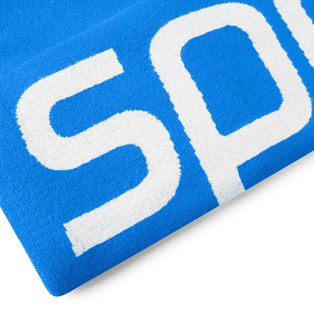 LOGO TOWEL AU BLUE/WHITE