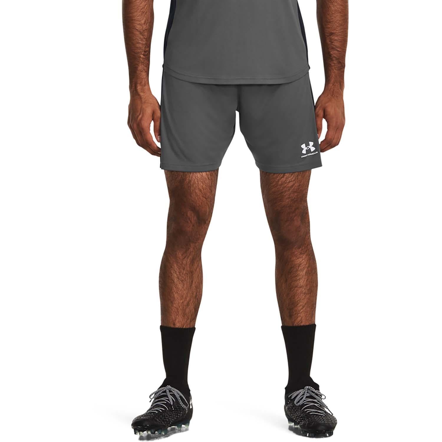 ua m's ch. knit short-gry
