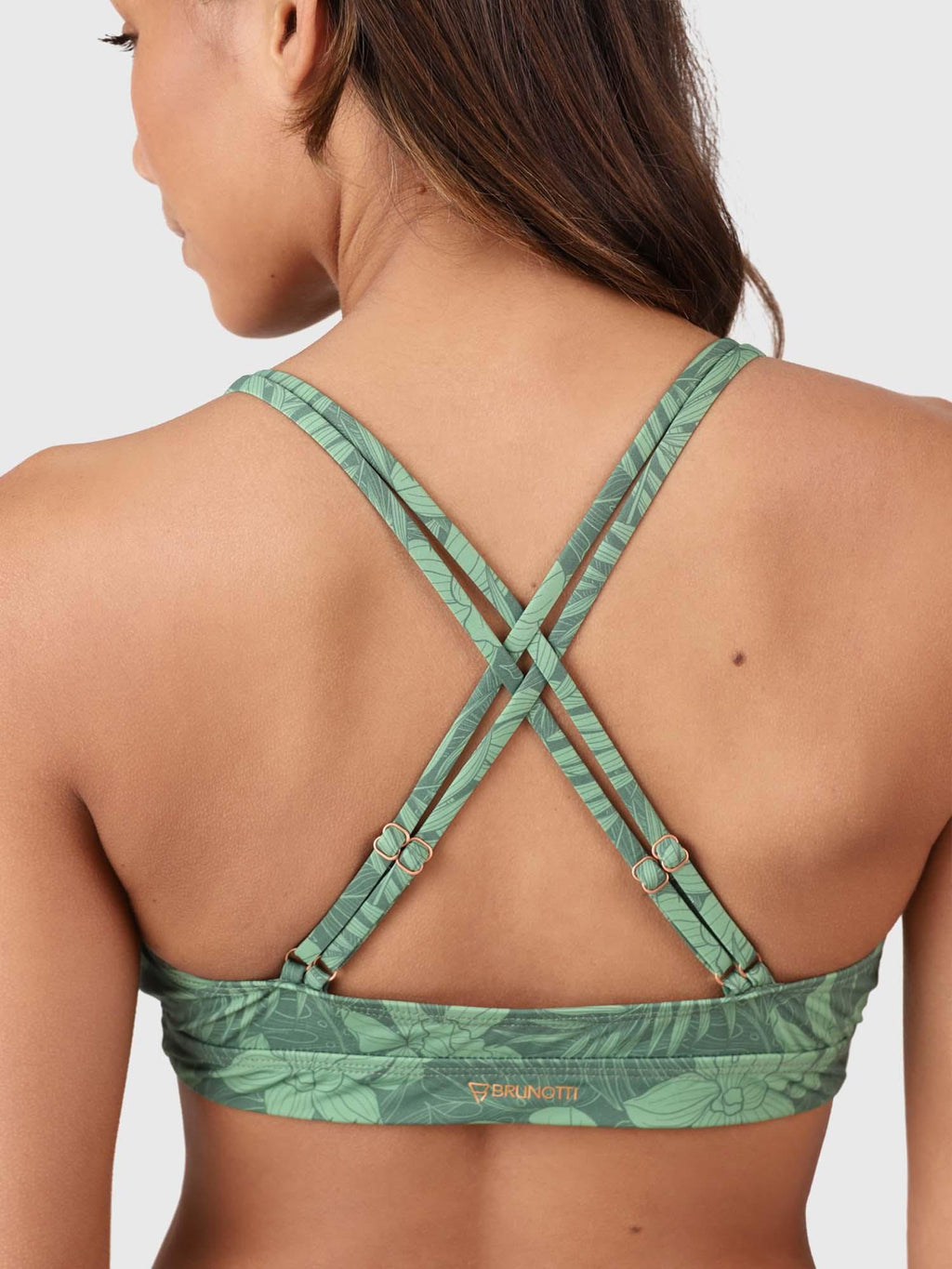 Delphina-leaf Women Bikini Top
