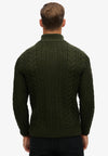 Vintage Jacob Cable Knit Half Zip Jumper