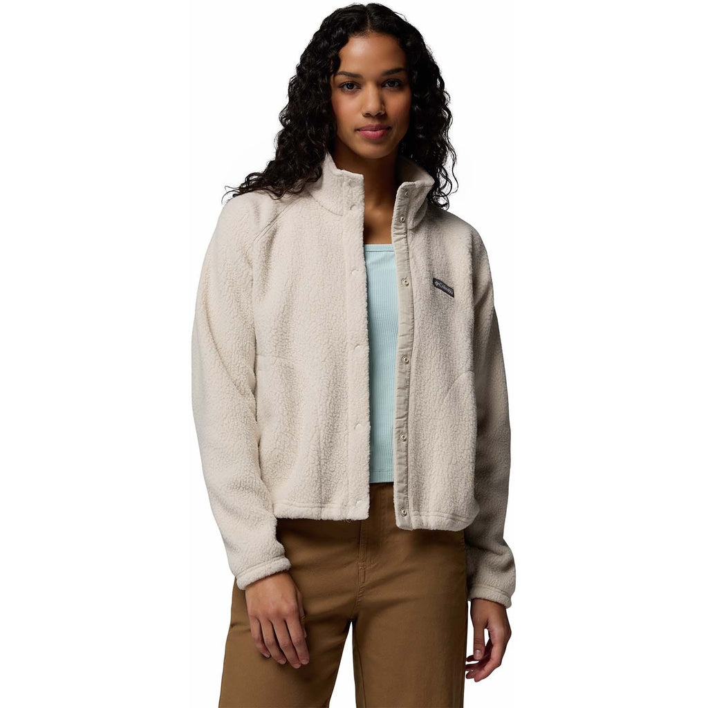 jasper ridge pebbled fleece full snap vest