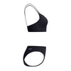 END+ LOGO THIN STRAP 2PC BLK