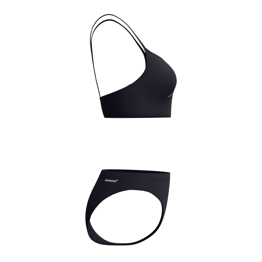 END+ LOGO THIN STRAP 2PC BLK