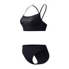 END+ LOGO THIN STRAP 2PC BLK