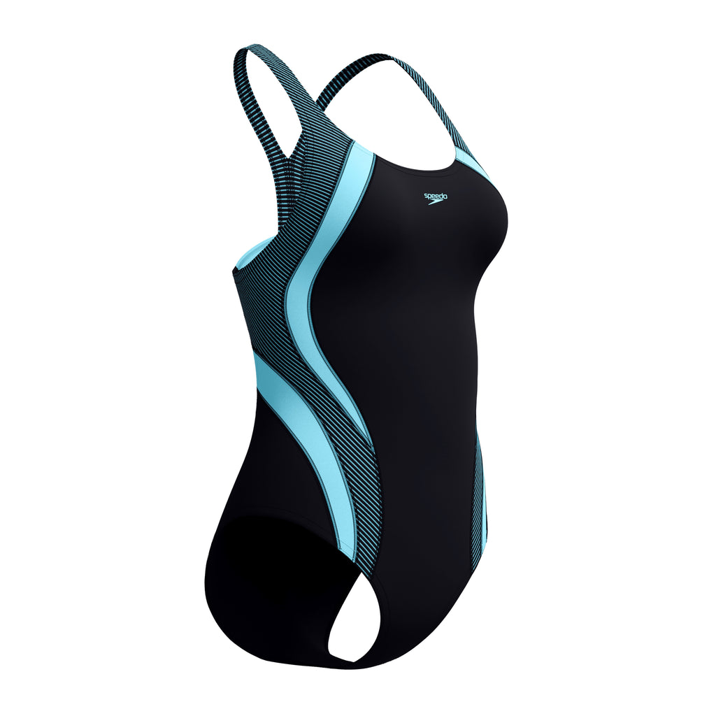 QUANTUM RIB SPLICE 1PC BLK/LTBLU