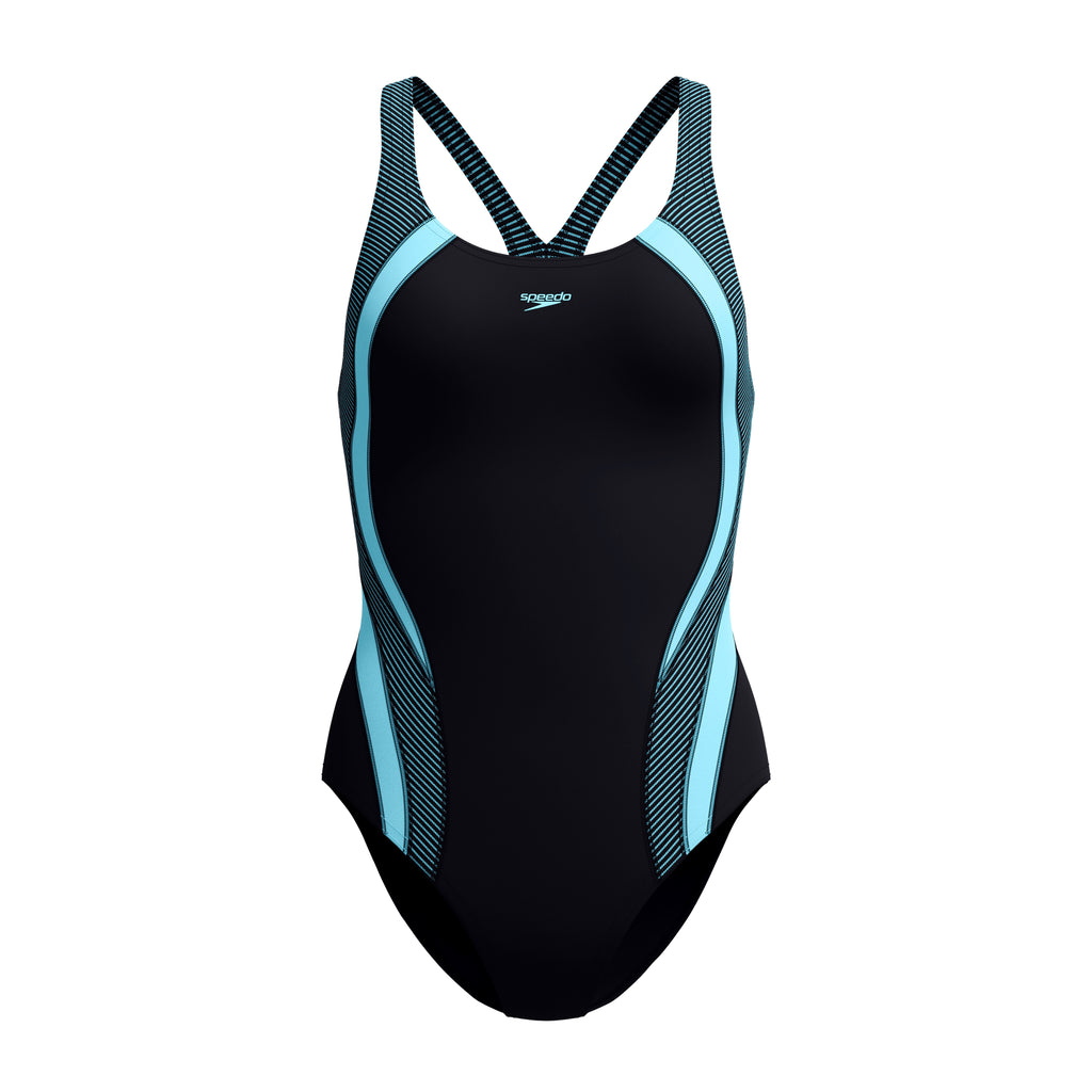 QUANTUM RIB SPLICE 1PC BLK/LTBLU
