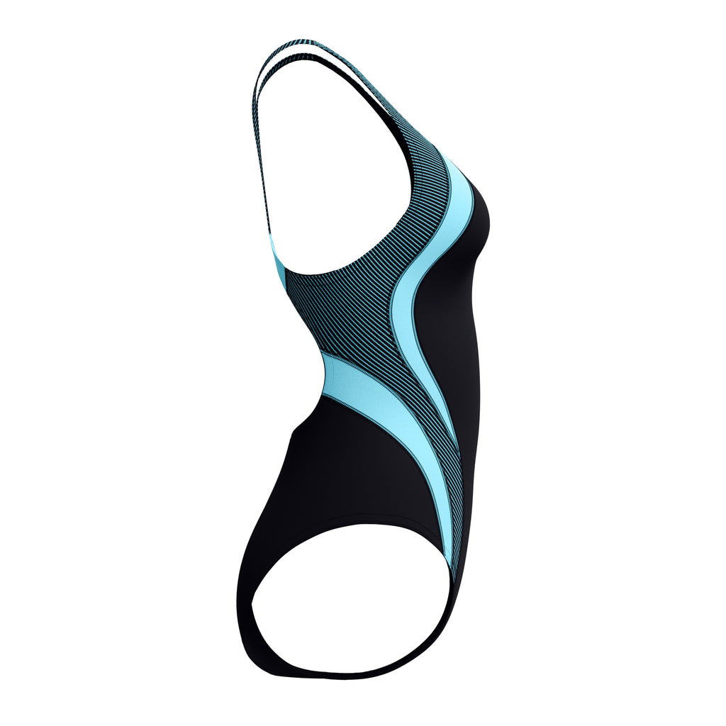 QUANTUM RIB SPLICE 1PC BLK/LTBLU