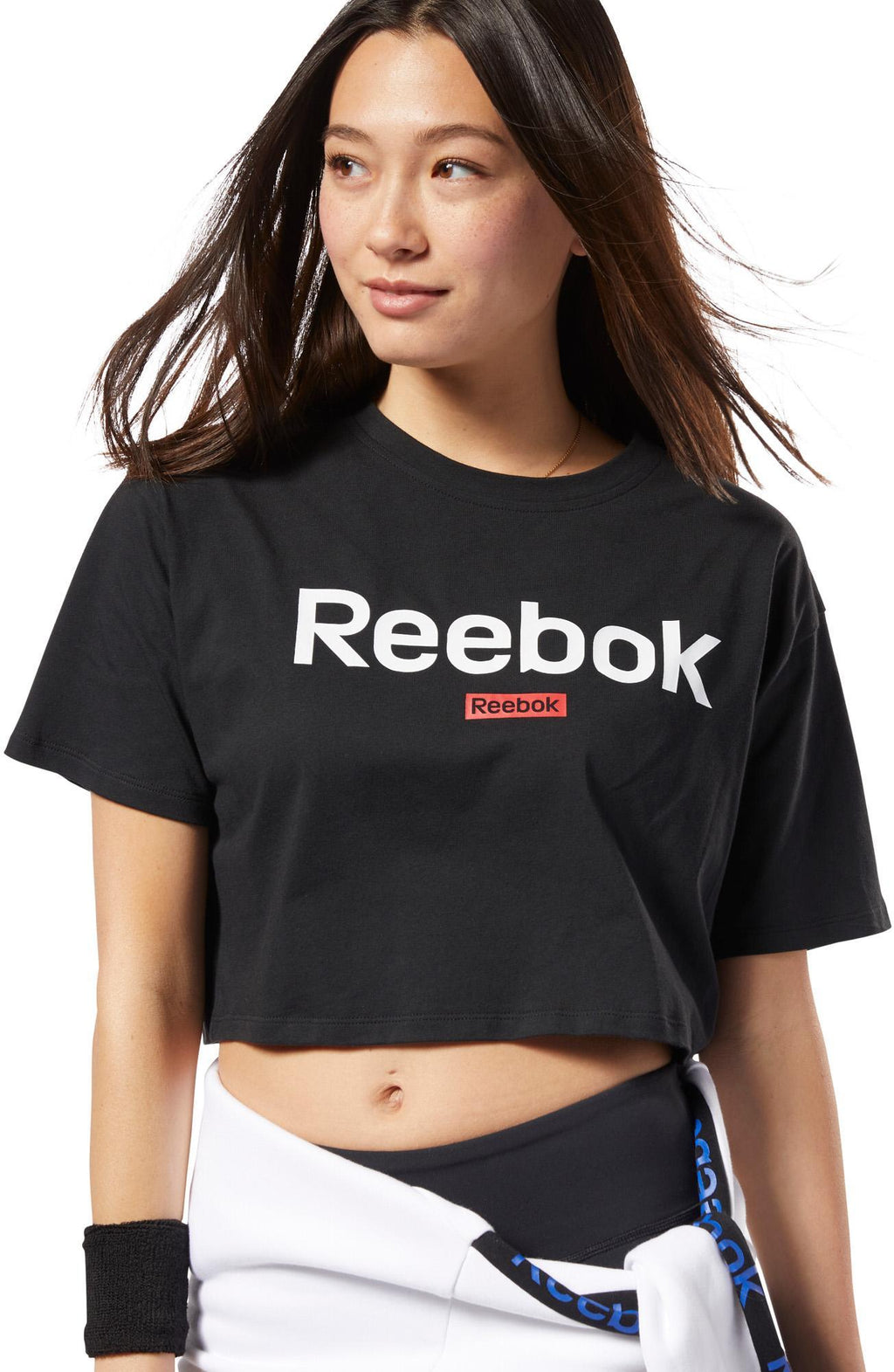 Linear Logo Crop Tee