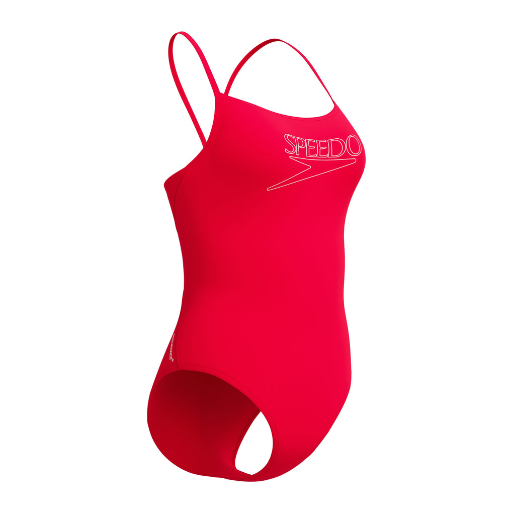 END+ LOGO THIN STRAP 1PC RED