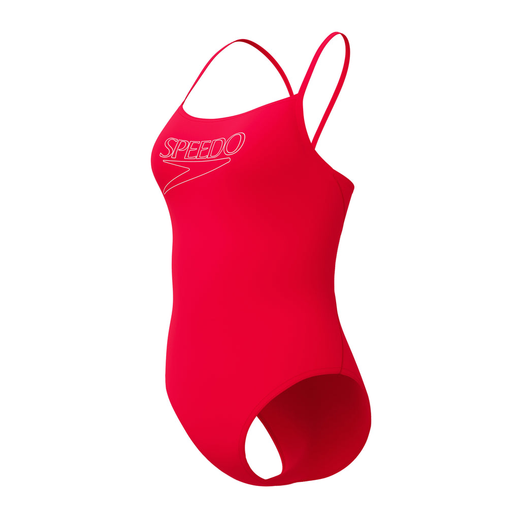 END+ LOGO THIN STRAP 1PC RED