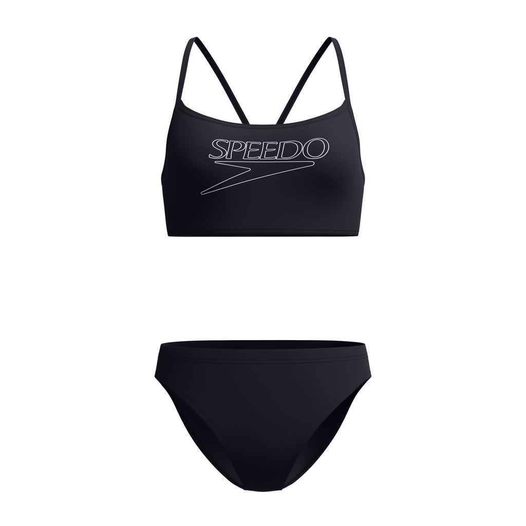 END+ LOGO THIN STRAP 2PC BLK