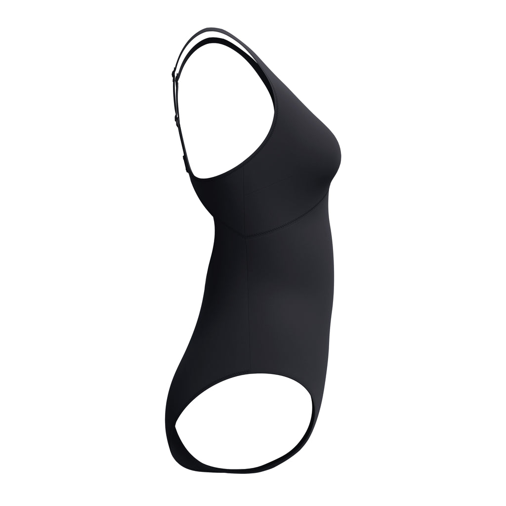 SCULPTURE BUTTERFLY BACK 1PC BLK