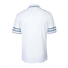men printed stripe polo