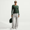 Long sleeve Tee Rib Tight Short