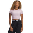 Ua Rival Rib Baby Tee-pnk
