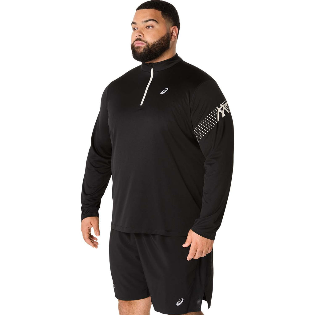 asics icon ls 1/2 zip