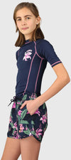 Tulya-tropicana Girls Swim Shorts