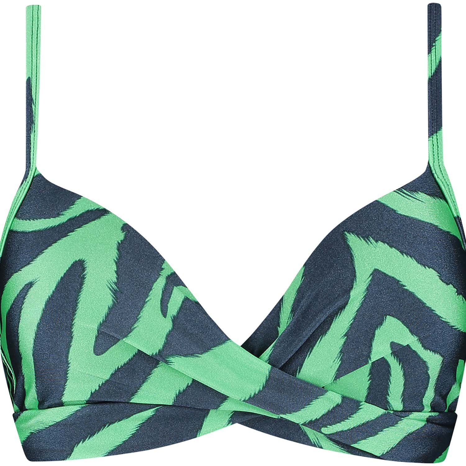 green tiger Bikinitop