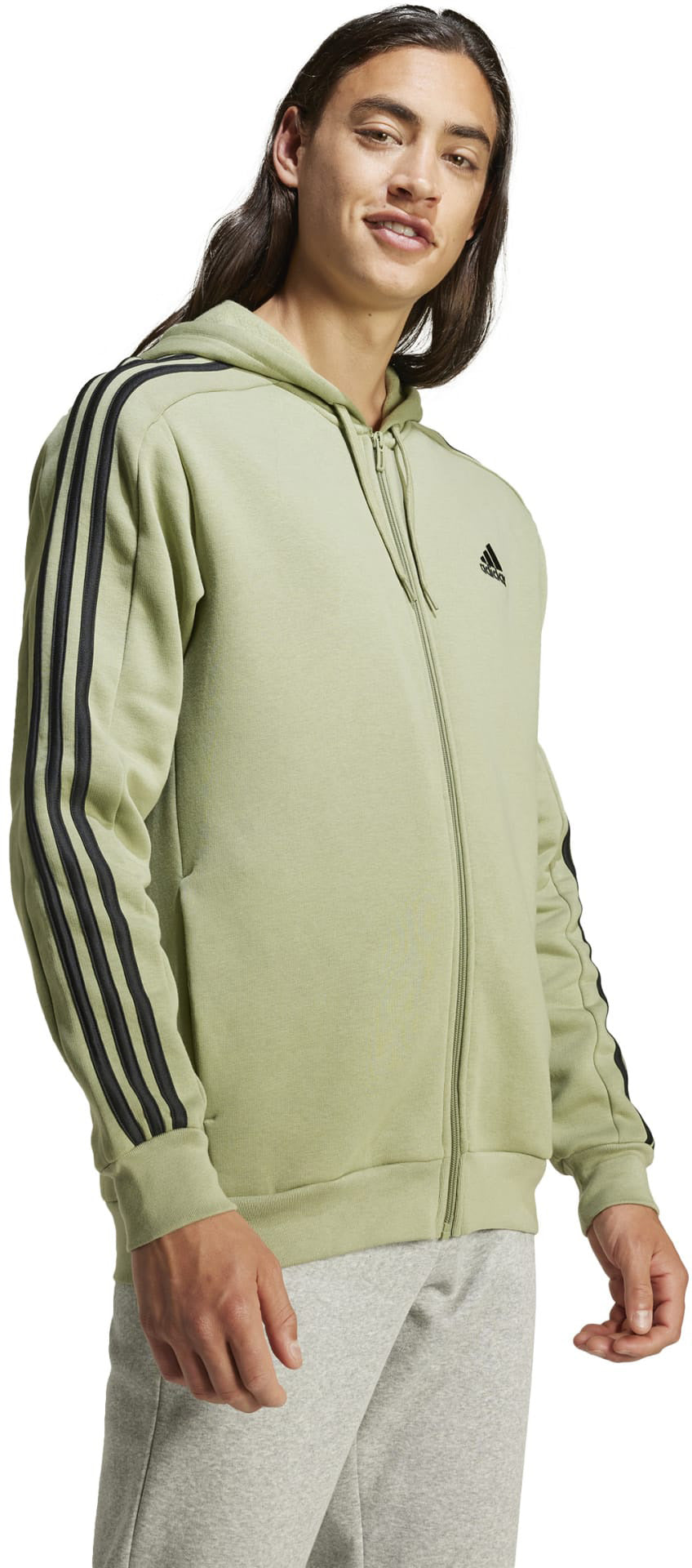 Essentials Fleece 3-Stripes ritshoodie