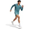 Own The Run Winterized Hoodie Met Halve Rits