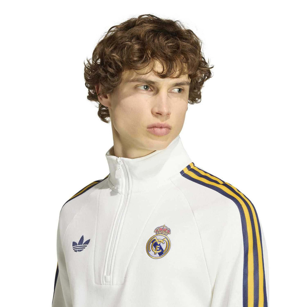 Real Madrid Originals Sweater met Halflange Rits