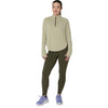 Nagino Run 1/4 Zip Zomer Topshirt met lange mouwen hardlopen