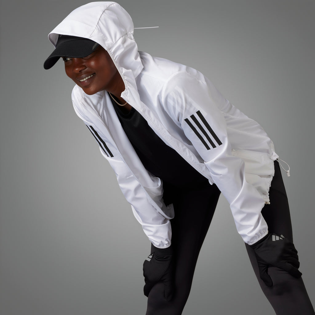 Own the Run Running windjack met capuchon