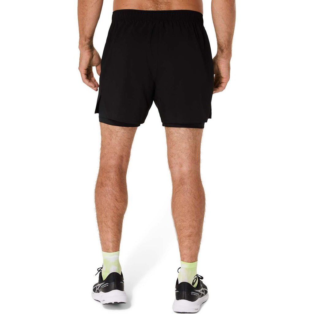 asics core 2n1 5in short