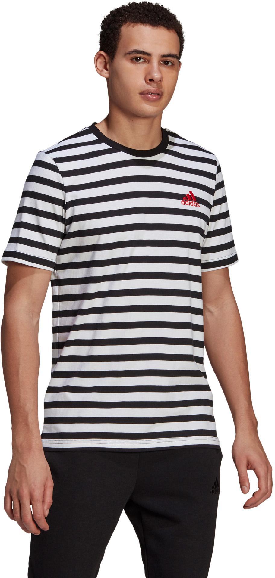 Essentials Stripey Embroidered Logo T-shirt