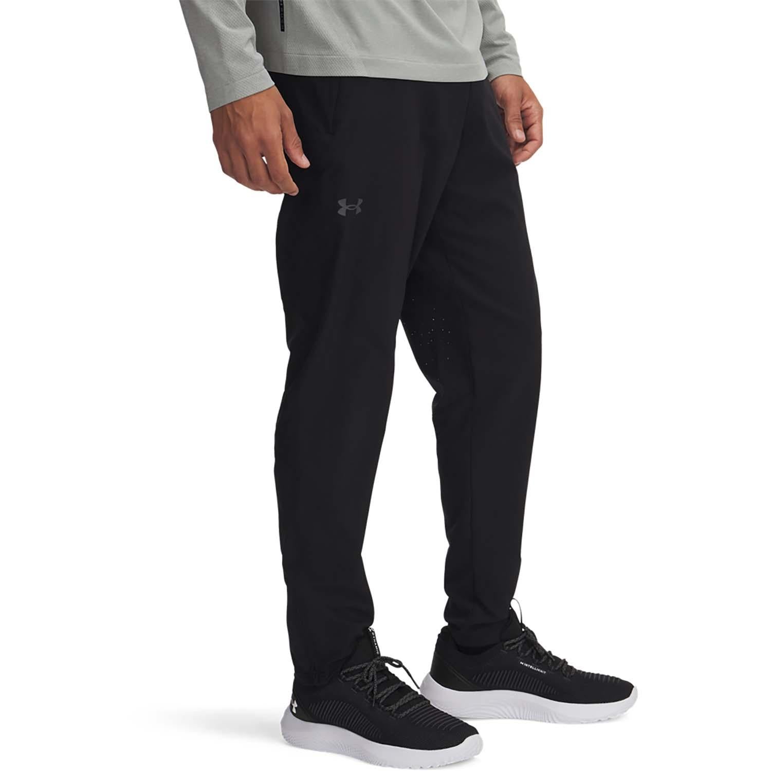 vanish woven tapered pants-blk