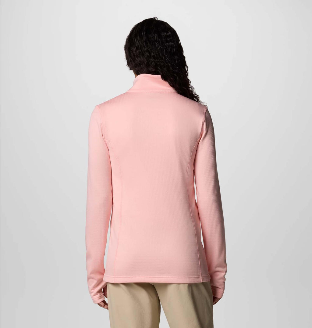 w park view grid fleece 1/2 zip