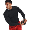 Ua Hg Armour Comp Mock Ls-gry