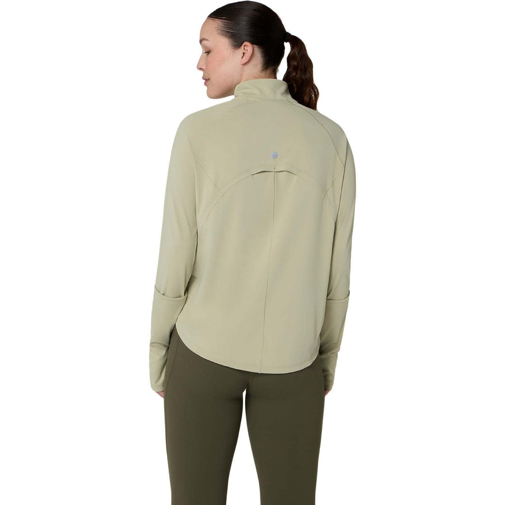 Nagino Run 1/4 Zip Zomer Topshirt met lange mouwen hardlopen