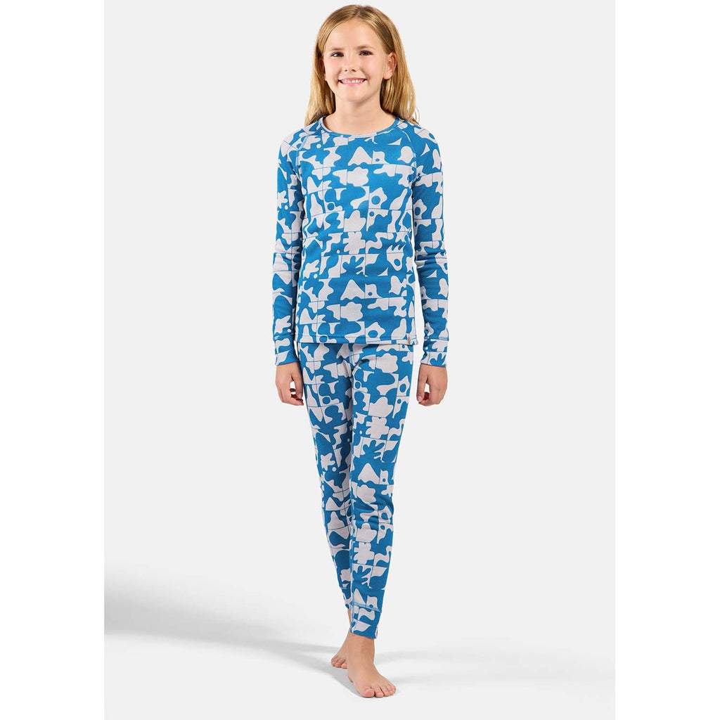 active warm graphic kids base layer lange broek