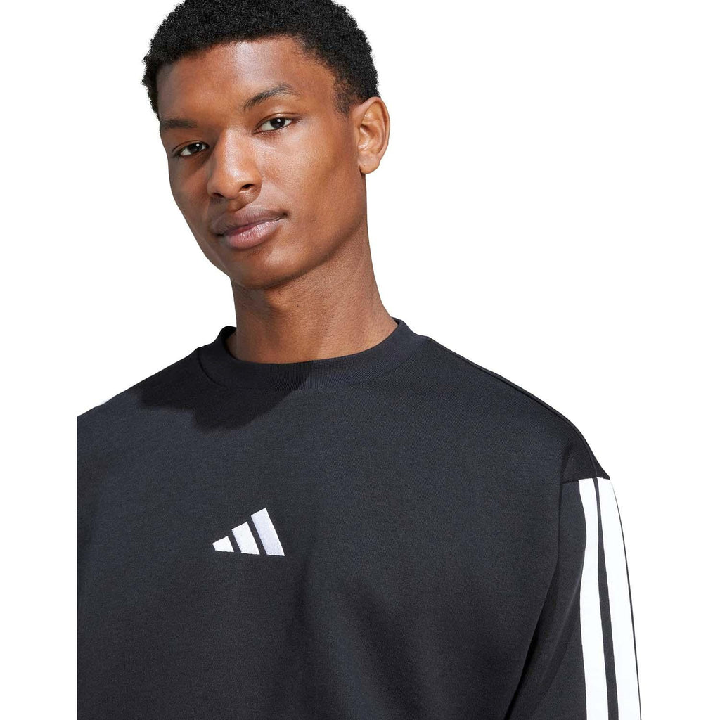 Essentials 3-Stripes Fleece Sweatshirt