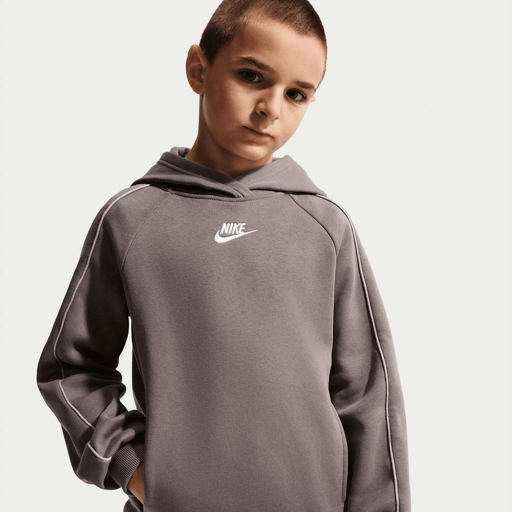 sportswear club fleece big kids' trainingspak met capuchon