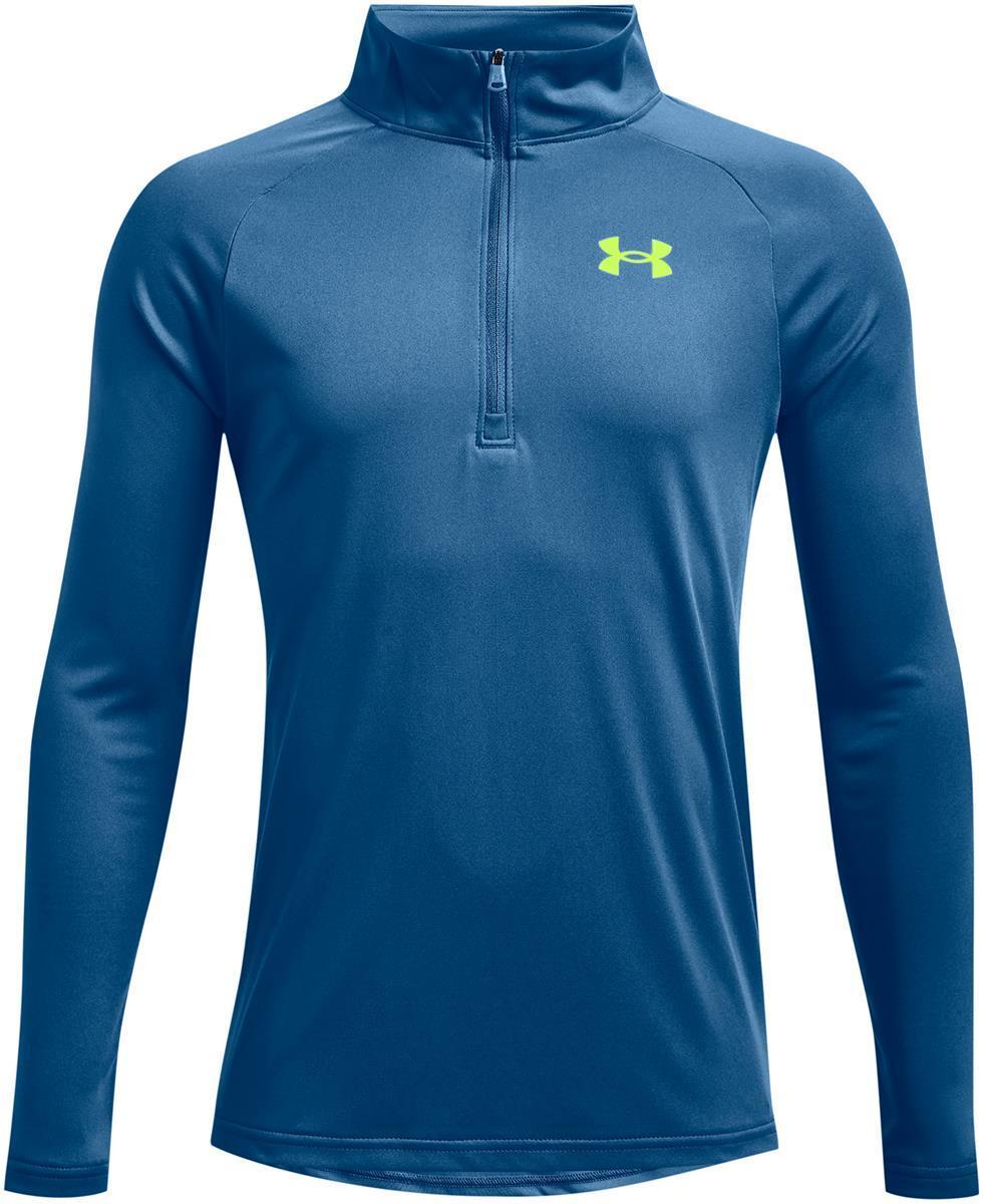 UA Boys Tech 2.0 Half Zip Top Green
