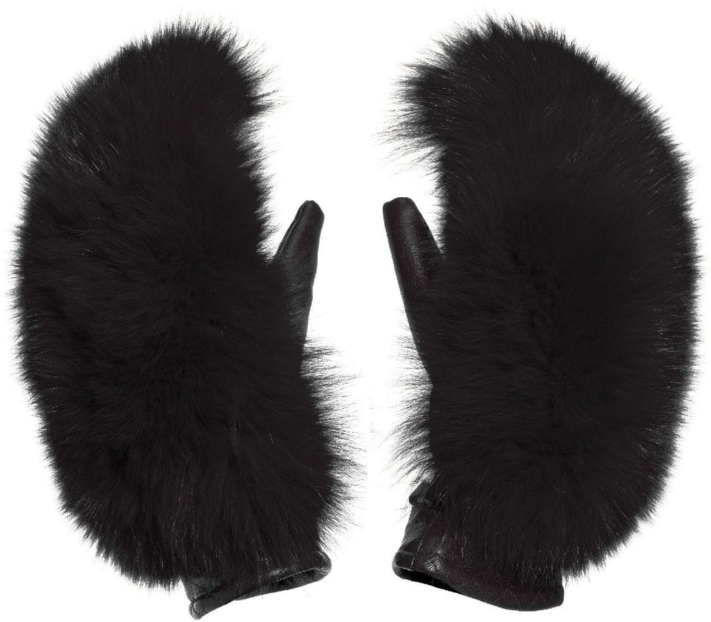 hill mittens faux fur