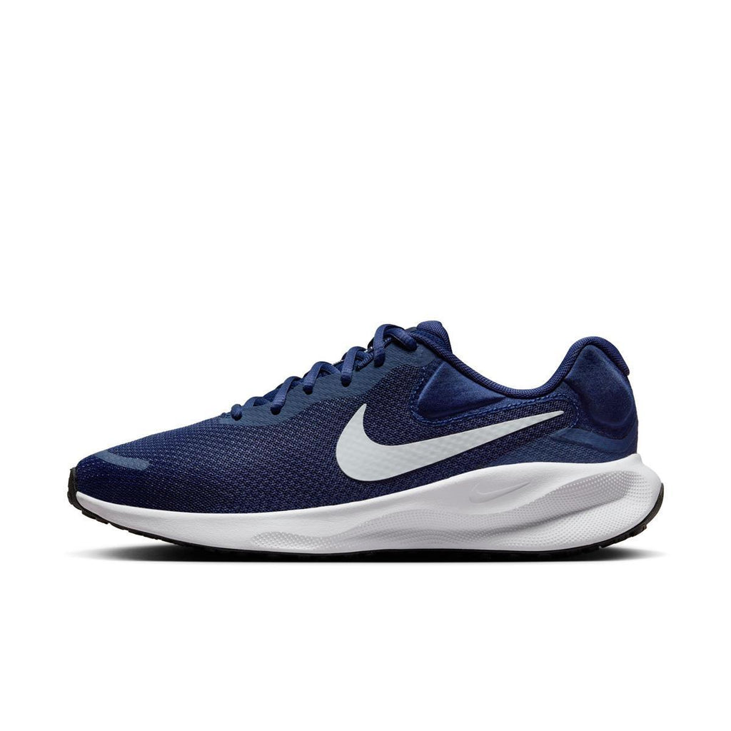Nike Revolution 7 Men's Road Runnin, WOLF GREY/VOLT-SMOKE GREY-BLACK, 12