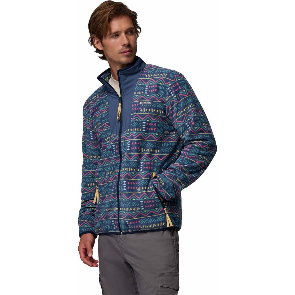 sequoia grove printed full zip vest