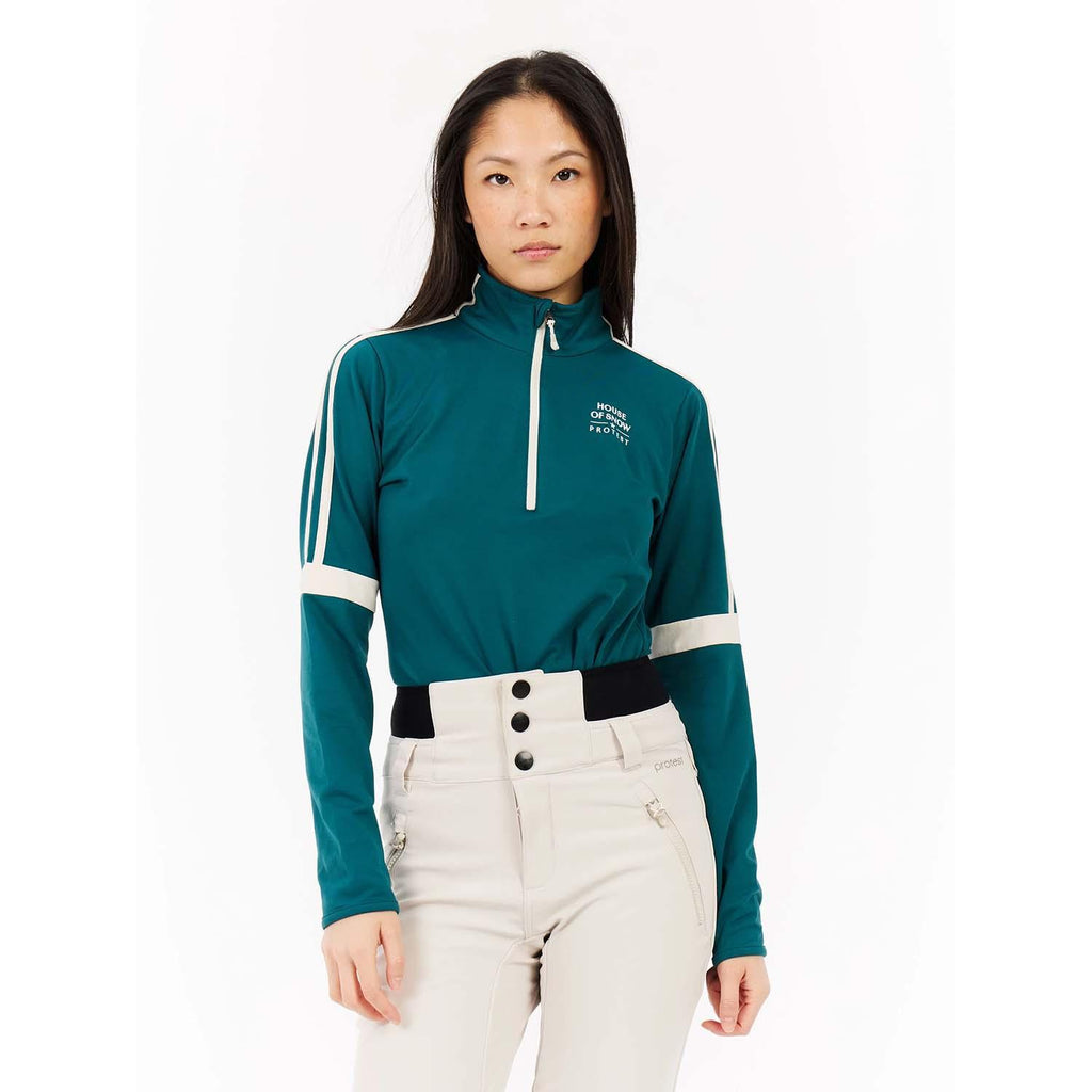 prtcarly 1/4 zip active top
