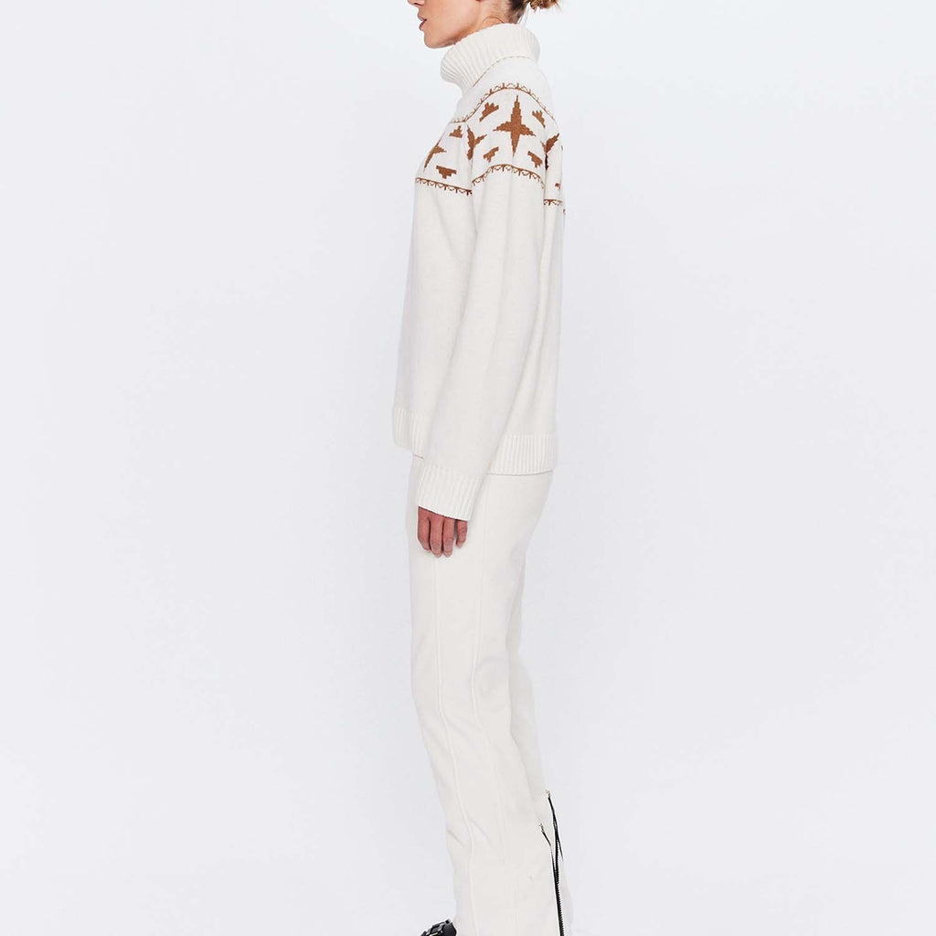 Sage W Wool Rollneck Sweat