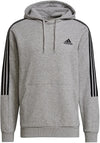 Essentials Fleece Cut 3-Stripes Hoodie