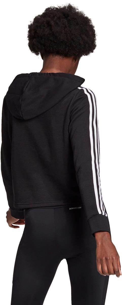 Essentials 3-Stripes Cropped Hoodie