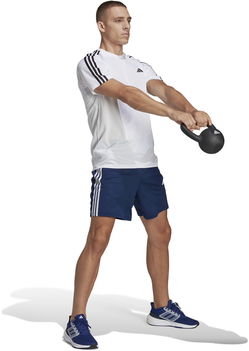 Train Essentials Piqué 3-Stripes trainingsshort