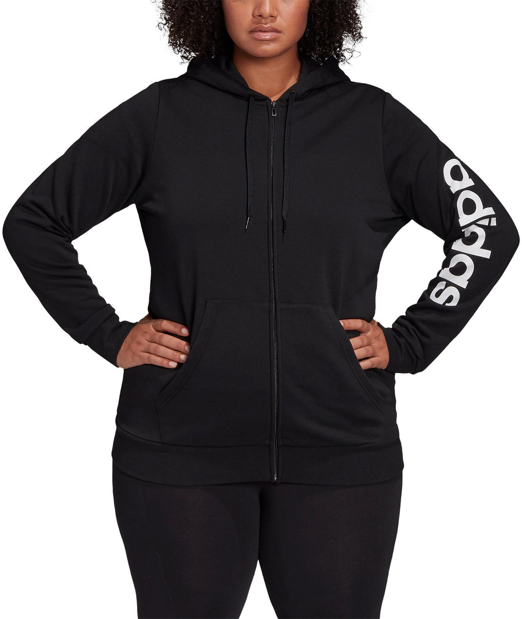 Essentials Hooded Full Zip trainingsjack (Grote Maat)