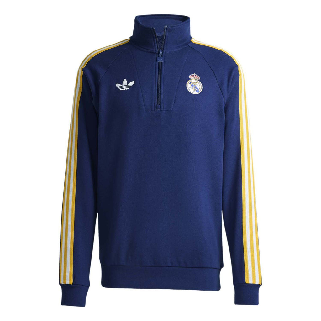 Real Madrid Originals Sweater met Halflange Rits