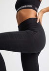 Logo Effect High Waist Tights