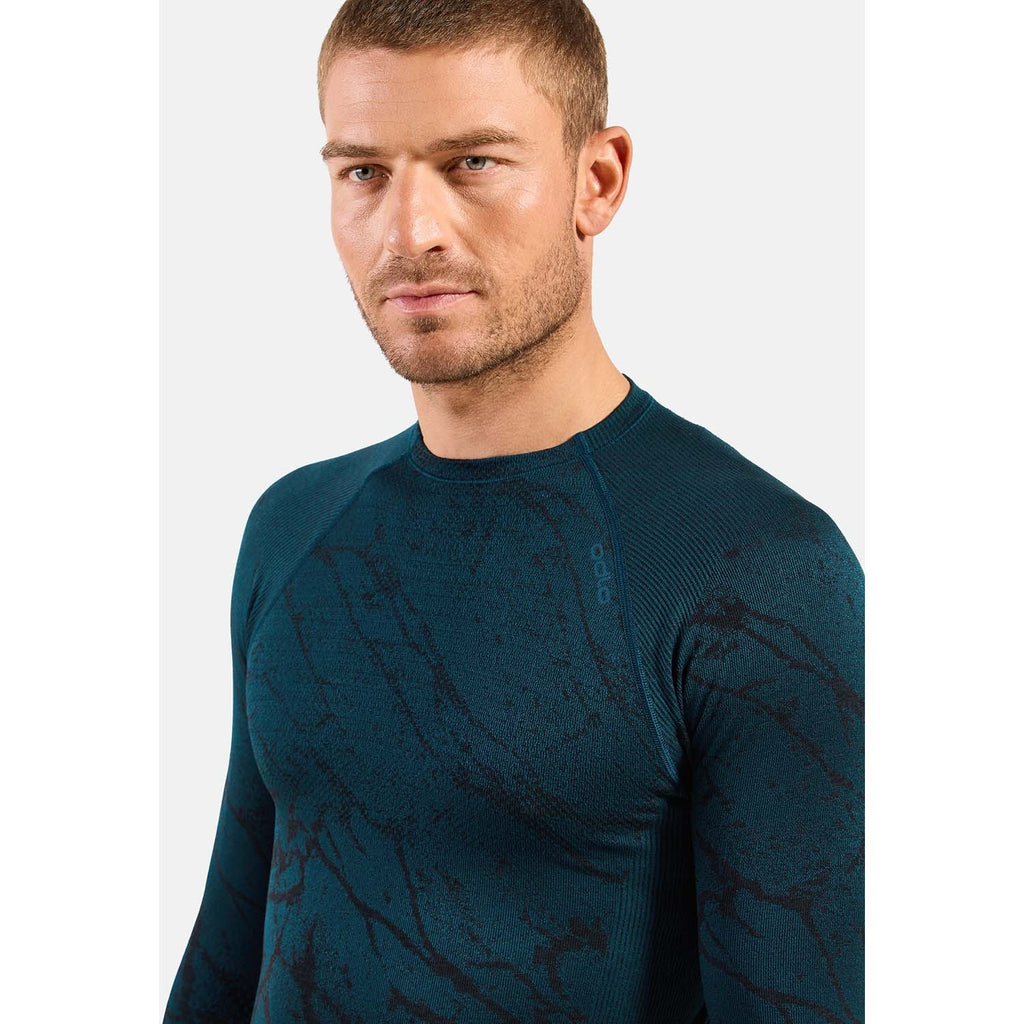 performance warm blackcomb base layer shirt half-zip